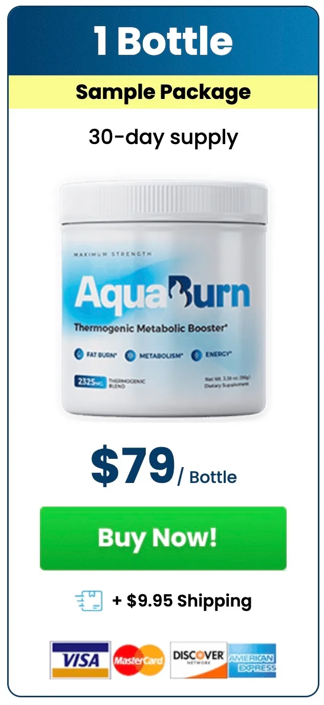 AquaBurn  1-Bottle Price