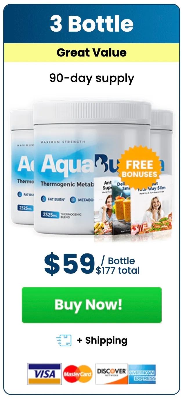 AquaBurn 3 Bottle Price